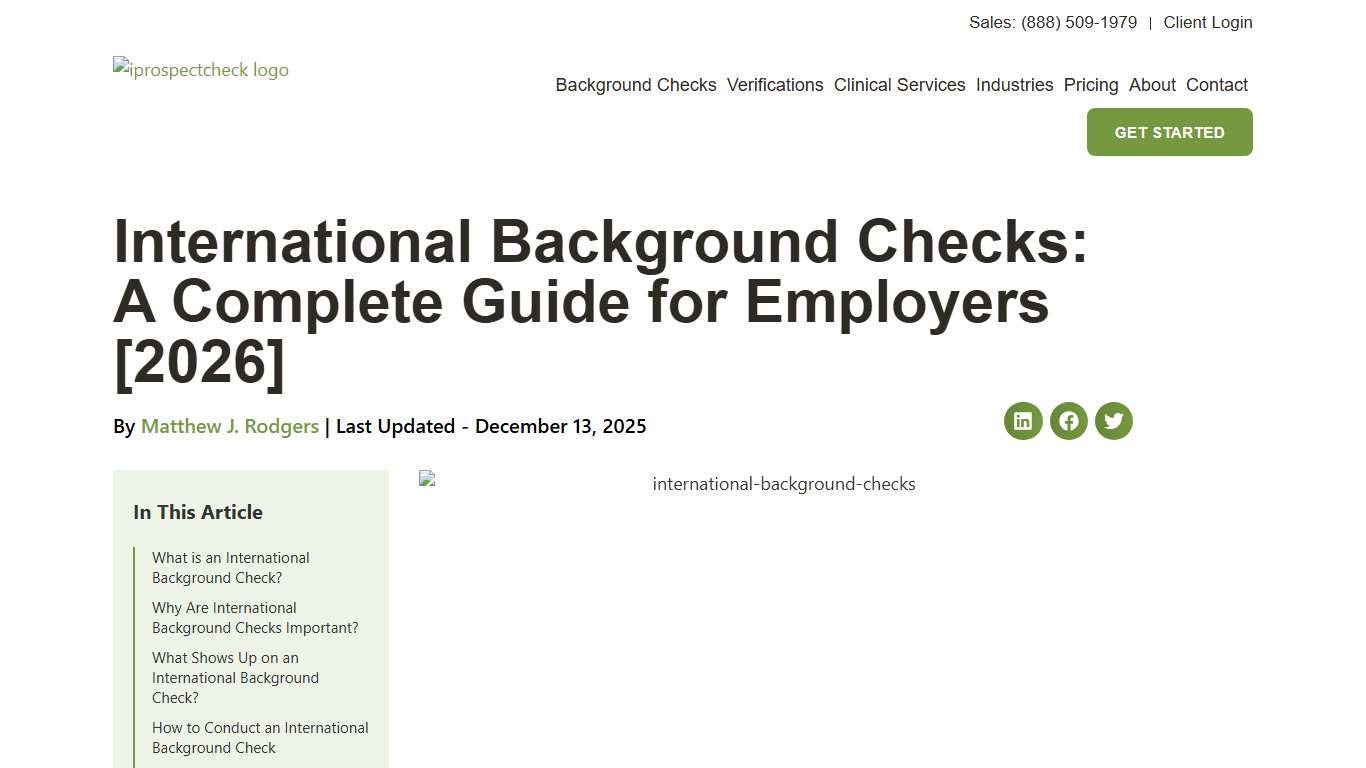 International Background Checks: A Complete Guide for Employers [2026]