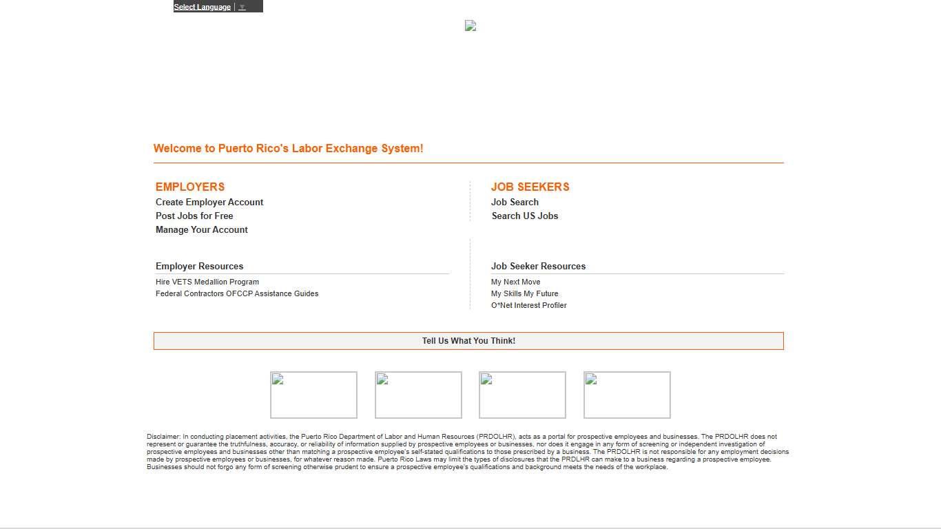 US National Labor Exchange - Puerto Rico Job Bank